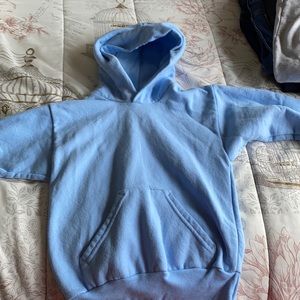 Blue hoodie